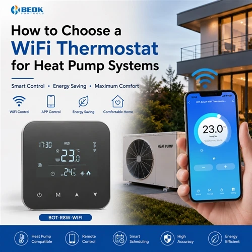 Kako izbrati WiFi termostat za sisteme s toplotno črpalko